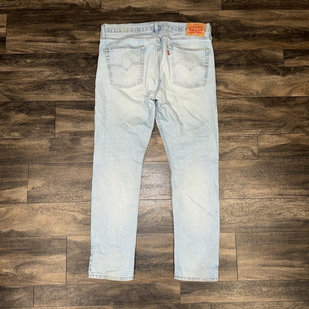 Levi's 510 Light-Wash Straight Leg Regular Fit Denim Jeans Men's Size 34x30